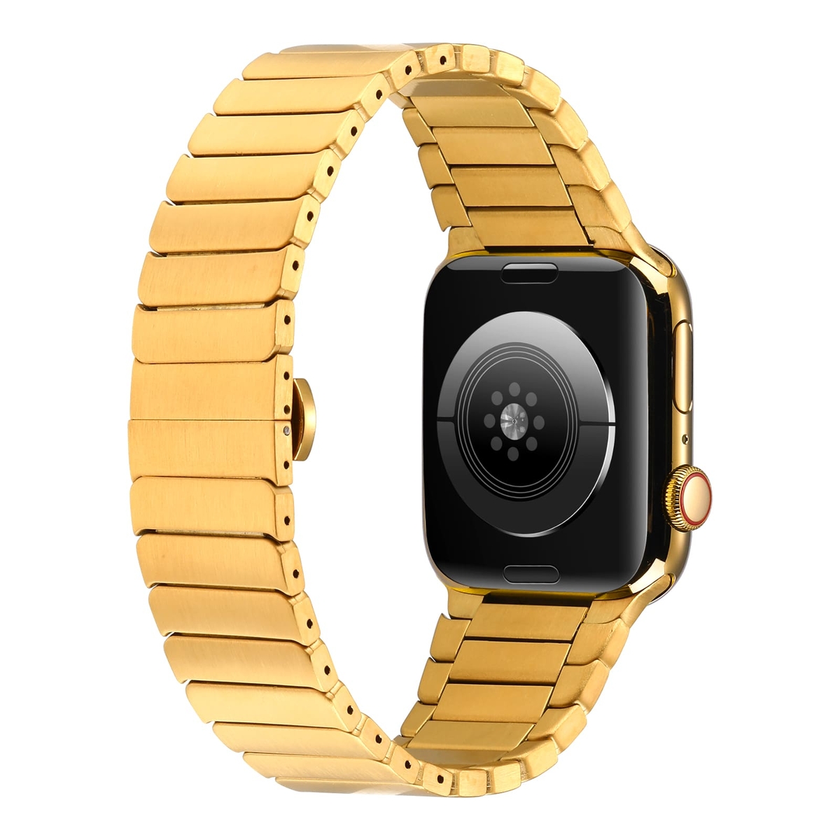 Apple Watch 7 45mm Kordon KRD-79 Metal Strap Kayış - Görsel 11