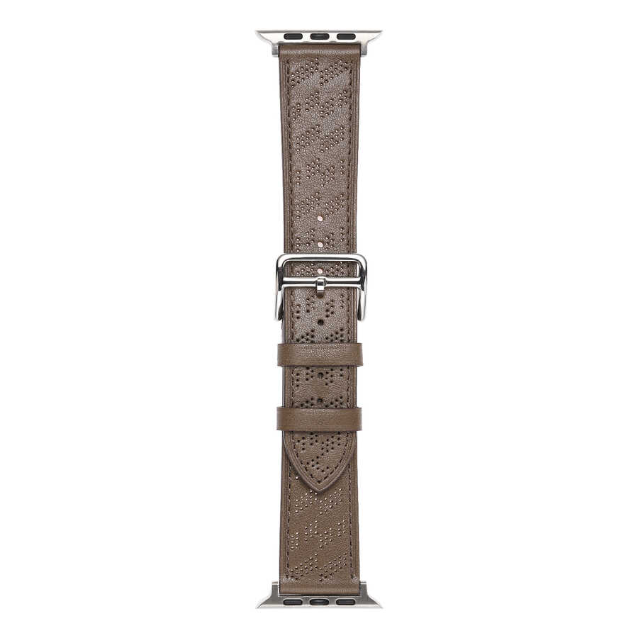 Apple Watch 7 45mm KRD-76 PU Deri Kordon Strap Kayış - Görsel 4