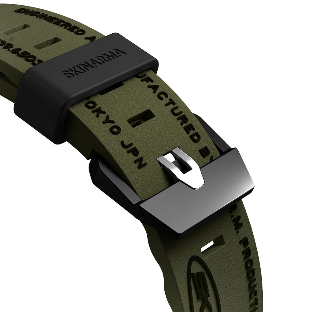 Apple Watch 7 45mm SkinArma Shokku Silikon Kordon - Görsel 3