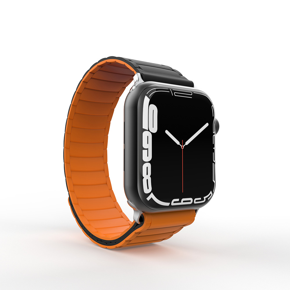 Apple Watch 7 45mm Zore KRD-122 Silikon Kordon Strap Kayış - Görsel 18