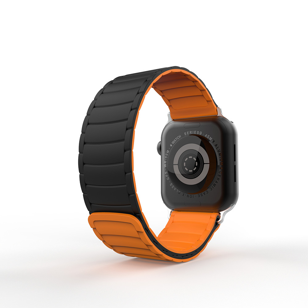 Apple Watch 7 45mm Zore KRD-122 Silikon Kordon Strap Kayış - Görsel 19