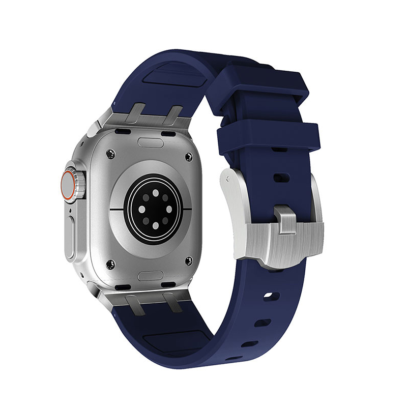 Apple Watch 7 45mm Zore KRD-89 Silikon Kordon - Görsel 6