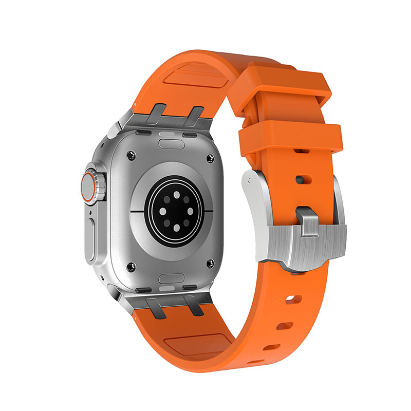 Apple Watch 7 45mm Zore KRD-89 Silikon Kordon - Görsel 20