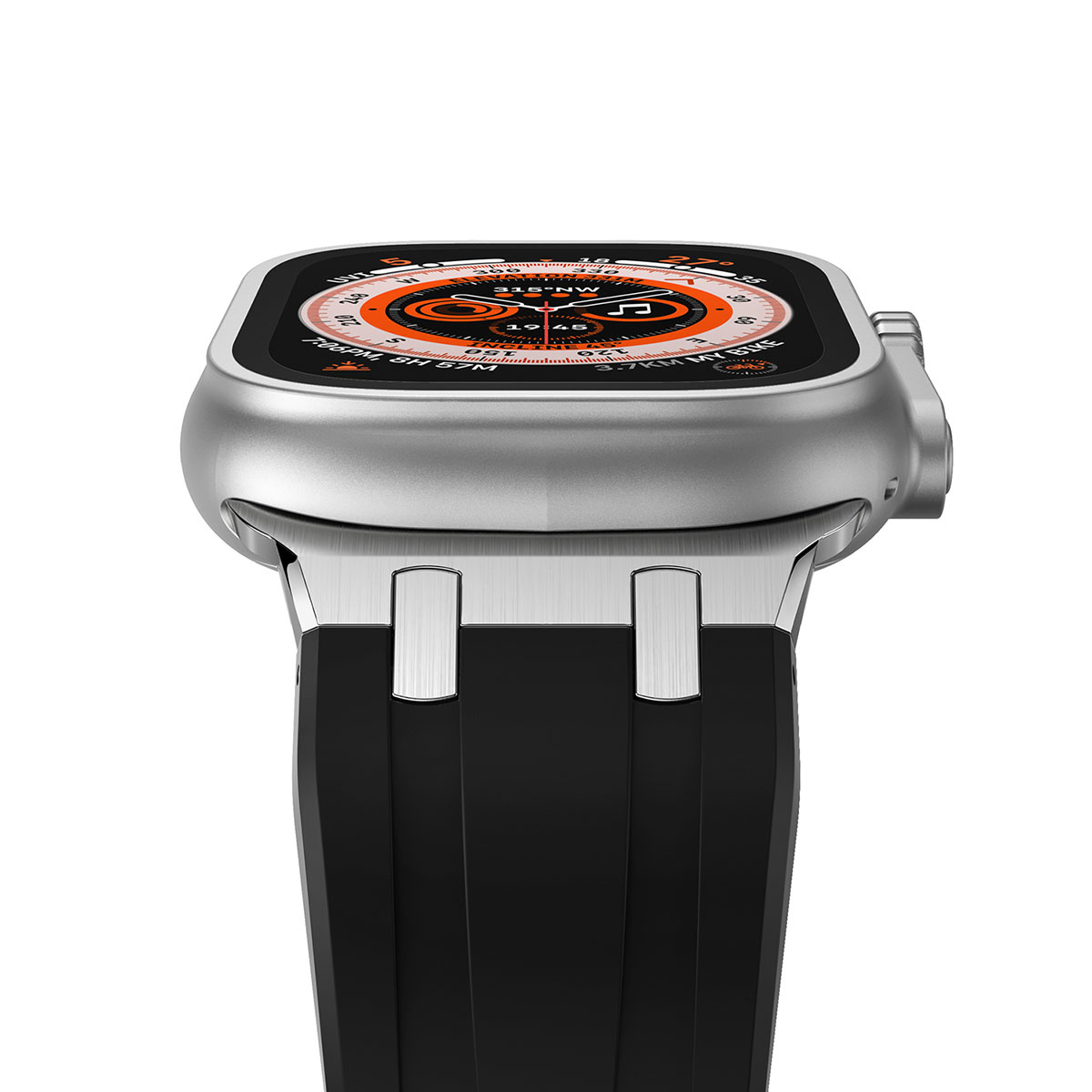 Apple Watch 7 45mm Zore KRD-89 Silikon Kordon - Görsel 23