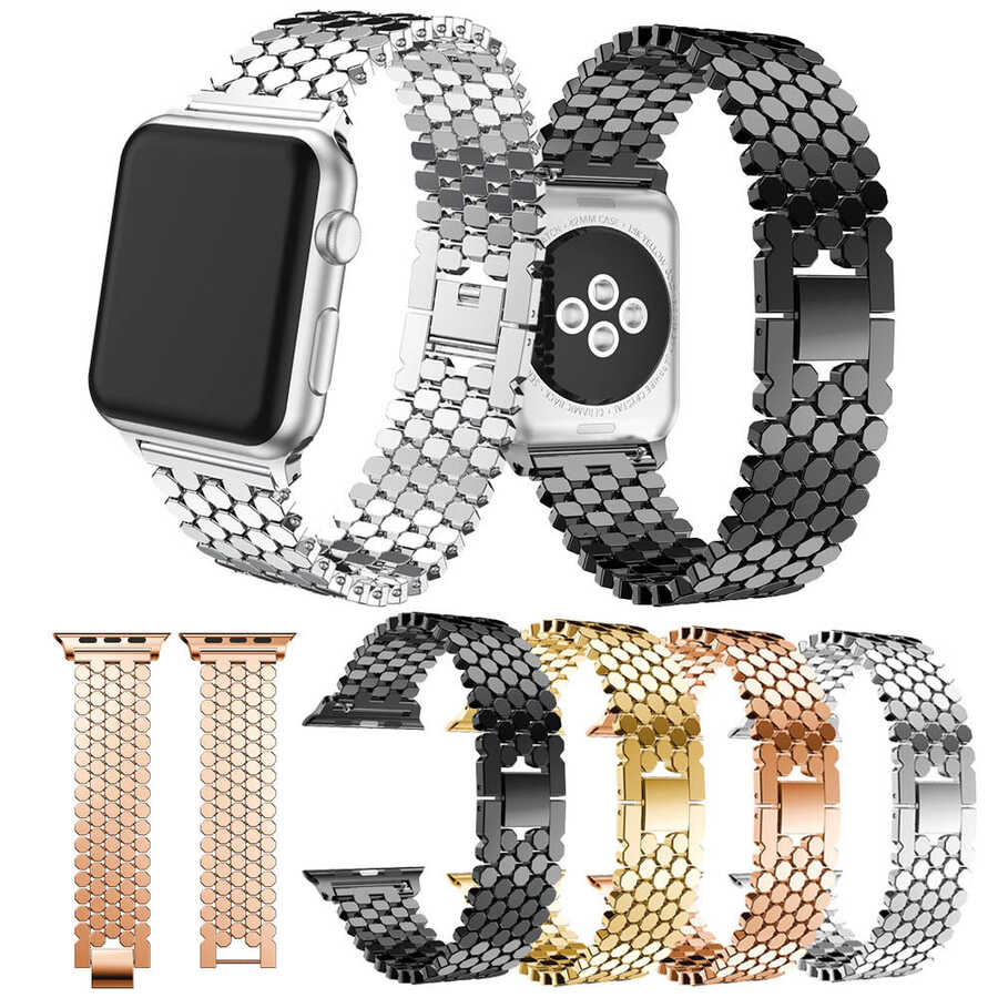 Apple Watch Ultra 49mm Kordon KRD-30 Metal Strap Kayış - Görsel 4