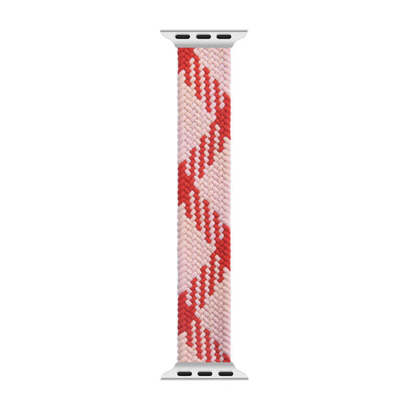 Apple Watch Ultra 49mm Kordon Wiwu Braided Solo Loop Contrast Color Small Strap Kayış - Görsel 6