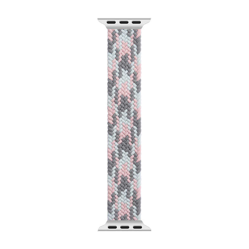 Apple Watch Ultra 49mm Kordon Wiwu Braided Solo Loop Contrast Color Small Strap Kayış - Görsel 7