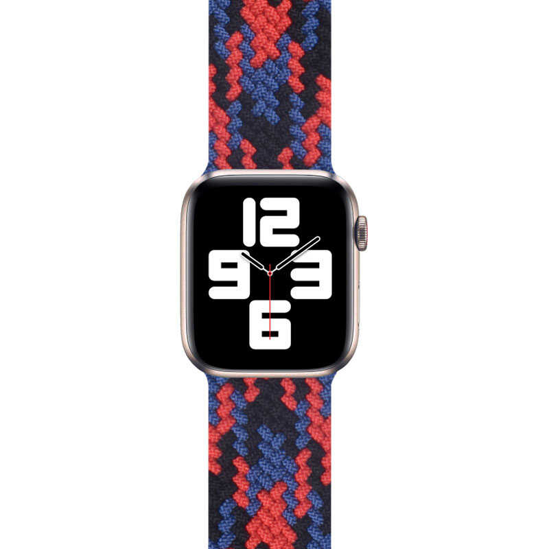 Apple Watch Ultra 49mm Kordon Wiwu Braided Solo Loop Contrast Color Small Strap Kayış - Görsel 10