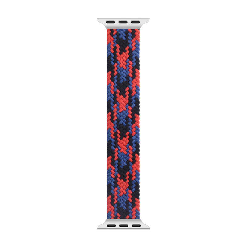 Apple Watch Ultra 49mm Kordon Wiwu Braided Solo Loop Contrast Color Small Strap Kayış - Görsel 11