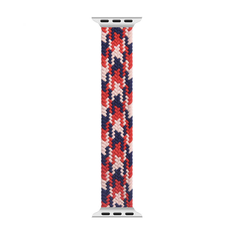 Apple Watch Ultra 49mm Kordon Wiwu Braided Solo Loop Contrast Color Small Strap Kayış - Görsel 12