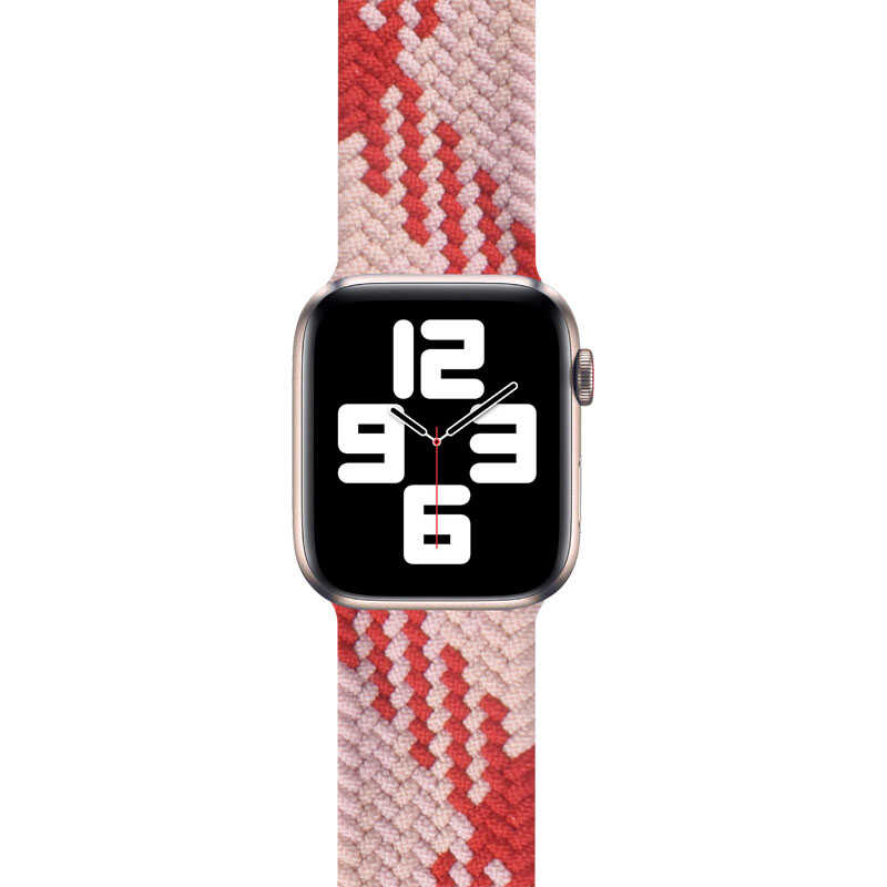 Apple Watch Ultra 49mm Kordon Wiwu Braided Solo Loop Contrast Color Small Strap Kayış - Görsel 13