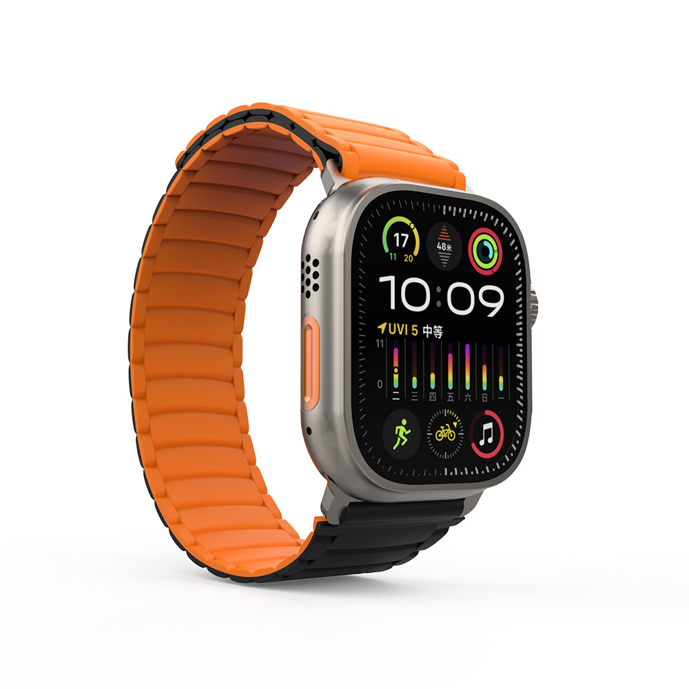 Apple Watch Ultra 49mm Zore KRD-122 Silikon Kordon Strap Kayış - Görsel 18