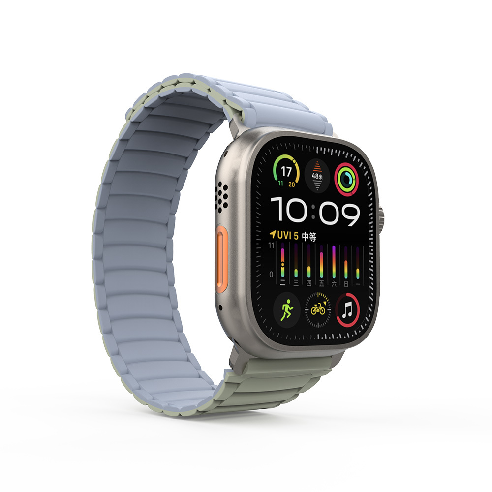Apple Watch Ultra 49mm Zore KRD-122 Silikon Kordon Strap Kayış - Görsel 13