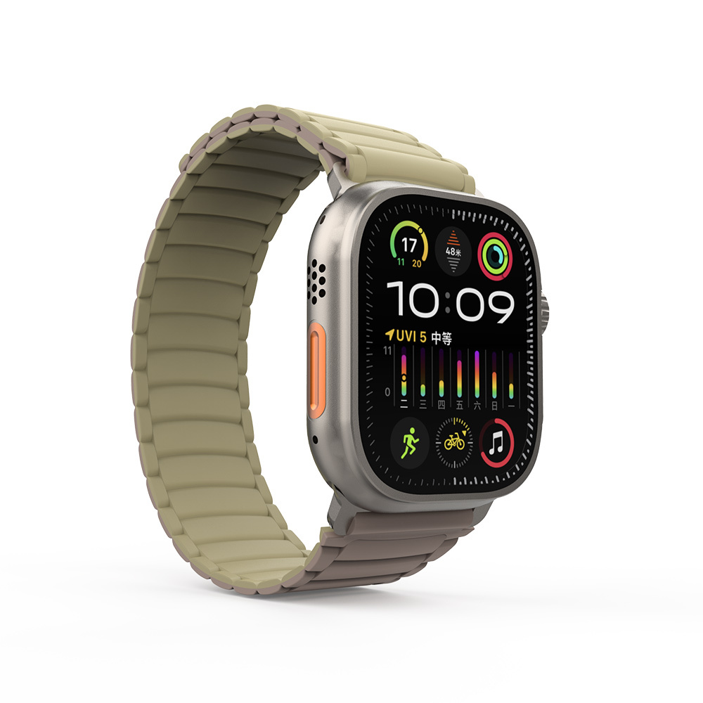 Apple Watch Ultra 49mm Zore KRD-122 Silikon Kordon Strap Kayış - Görsel 8