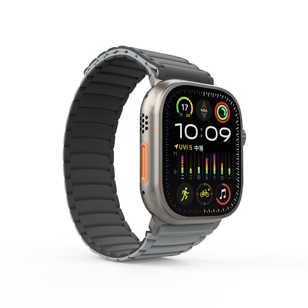 Apple Watch Ultra 49mm Zore KRD-122 Silikon Kordon Strap Kayış - Görsel 3