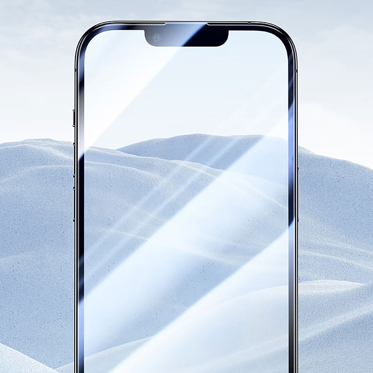 Apple iPhone 14 Pro Max Wiwu CZ-003 Mavi Işık Teknolojili Hidrofobik ve Oleofobik Parlama Önleyici Cam Ekran Koruyucu - Görsel 10