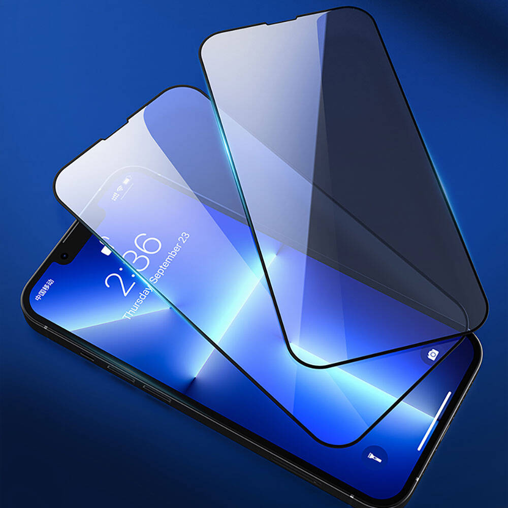 Apple iPhone 13 Pro Max Recci RSP-A11 HD Temperli Cam Ekran Koruyucu + Kolay Uygulama Aparatlı - Görsel 7