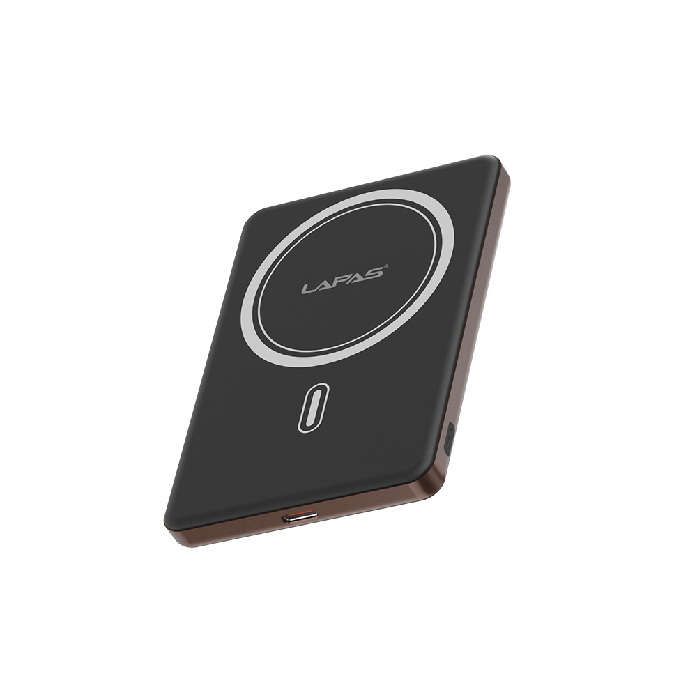 Lapas LP-PW003 Ultra İnce Hızlı Şarj Özellikli Wireless Powerbank 5000mAh 15W - Görsel 4