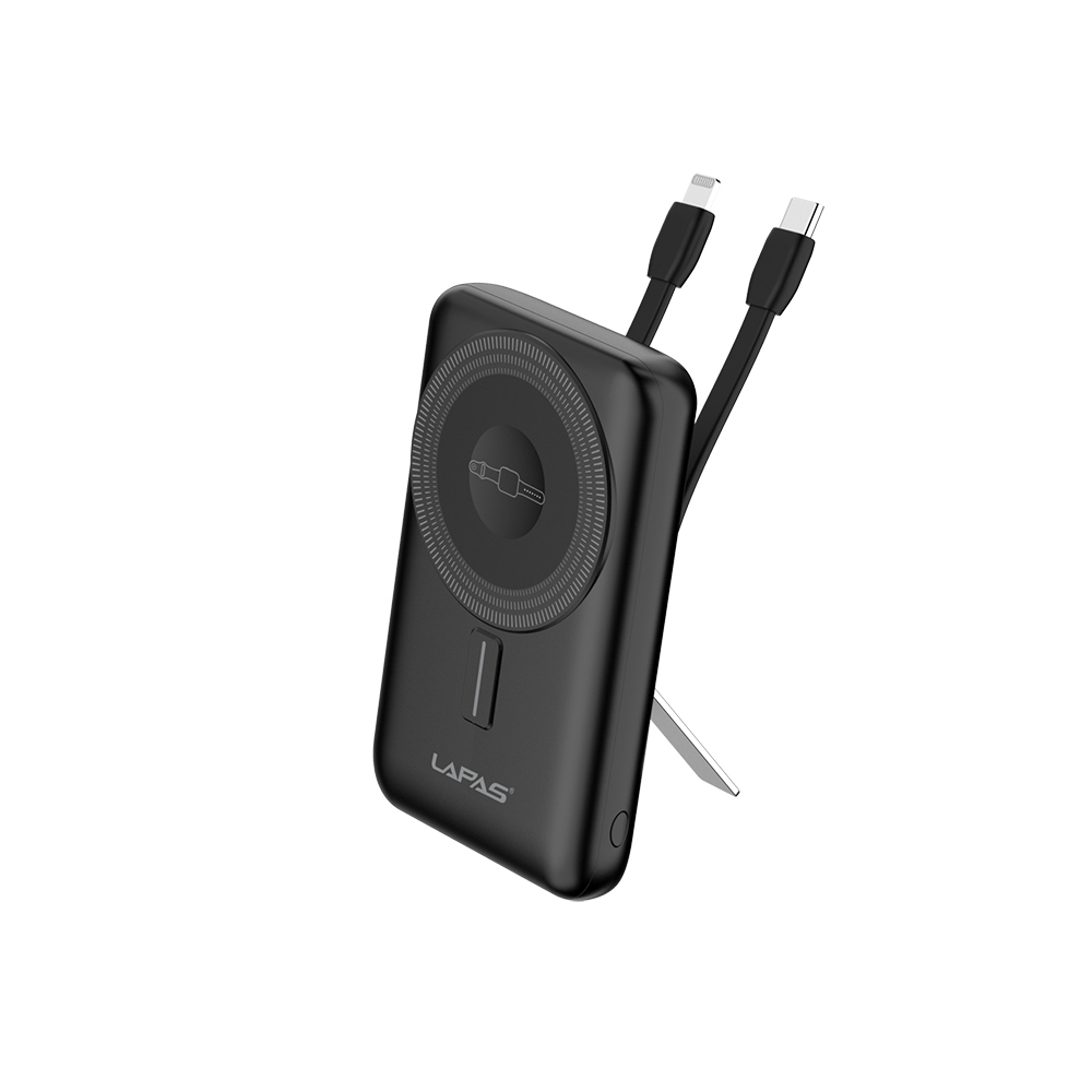 Lapas LP-PW004 Akıllı Saat Kablosuz Şarj Özellikli Wireless Powerbank 10000mAh 15W - Görsel 4