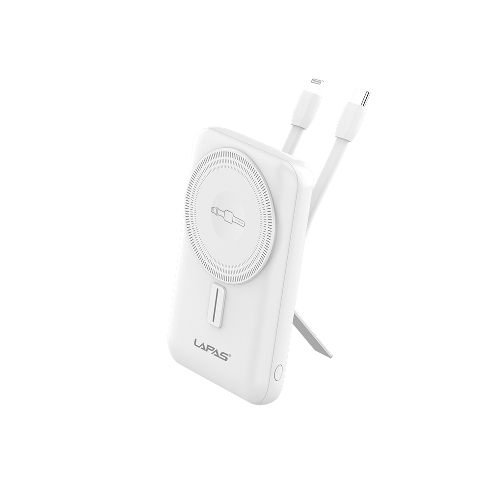 Lapas LP-PW004 Akıllı Saat Kablosuz Şarj Özellikli Wireless Powerbank 10000mAh 15W - Görsel 5