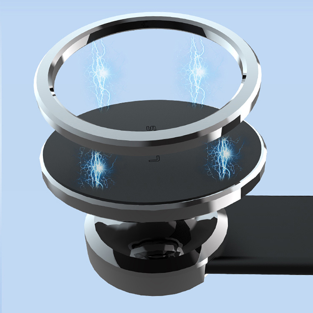 Lenyes CR171 Magnetik M-safe Uyumlu Bükülebilen Eğimi ve Düz Zemin Araç Telefon Tutucu - Görsel 9