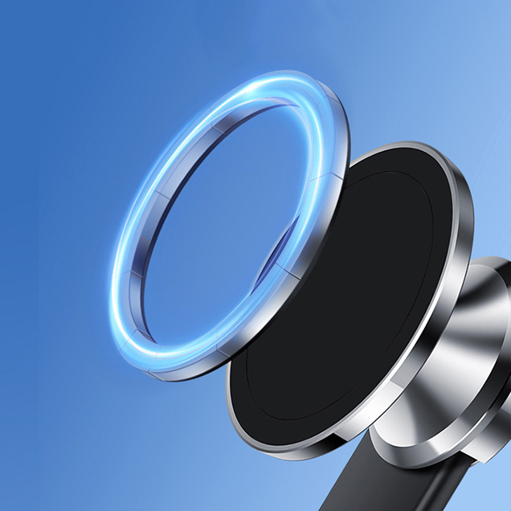 Lenyes CR171 Magnetik M-safe Uyumlu Bükülebilen Eğimi ve Düz Zemin Araç Telefon Tutucu - Görsel 12