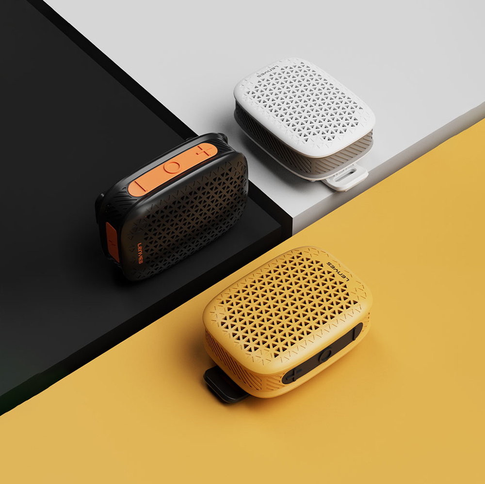Lenyes S232 TWS Mandallı Bluetooth Speaker Hoparlör v5.4 - Görsel 5