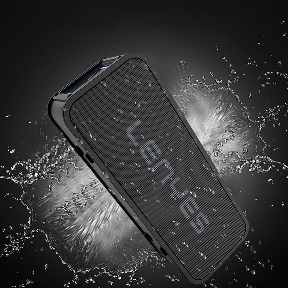 Lenyes S856 RGB Işıklı Mikrofonlu Bluetooth Speaker Hoparlör v5.0 - Görsel 3