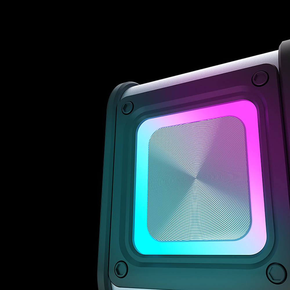 Lenyes S856 RGB Işıklı Mikrofonlu Bluetooth Speaker Hoparlör v5.0 - Görsel 4