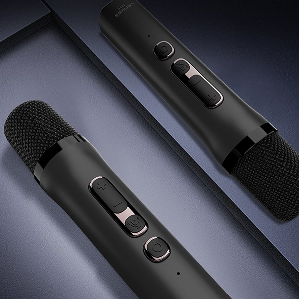 Lenyes S856 RGB Işıklı Mikrofonlu Bluetooth Speaker Hoparlör v5.0 - Görsel 5