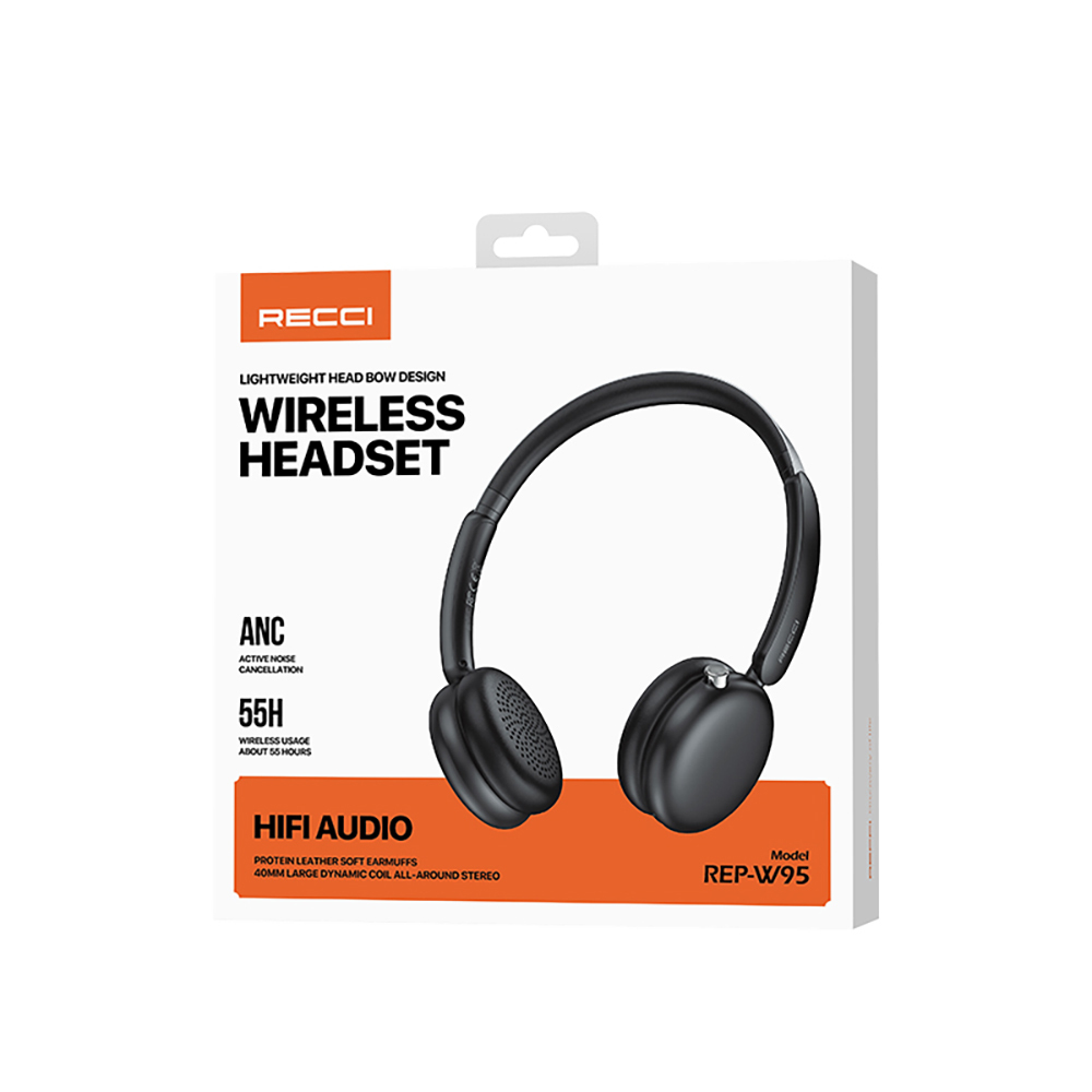 Recci REP-W95 ANC/ENC Özellikli Hi-Fi Ses Kaliteli Kulak Üstü Bluetooth v5.3 Kulaklık - Görsel 11