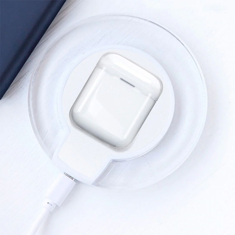 Apple Airpods Kılıf Şeffaf Sert Kristal Zore Airbag 14 Kılıf - Görsel 5