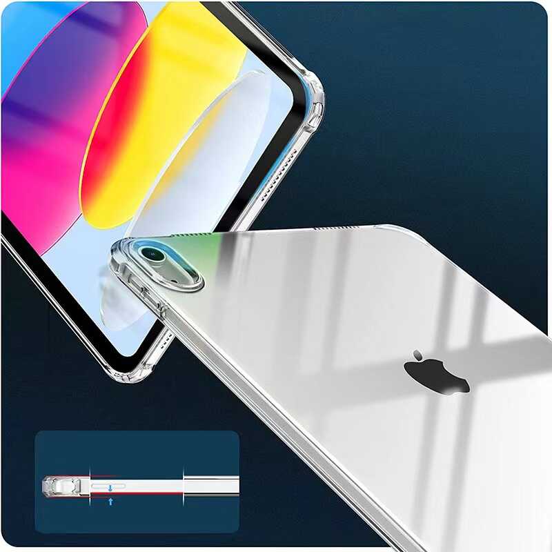 Apple iPad Air 10.9 2020 (4.Nesil) Kılıf Zore Tablet Nitro Anti Shock Silikon Kapak - Görsel 5