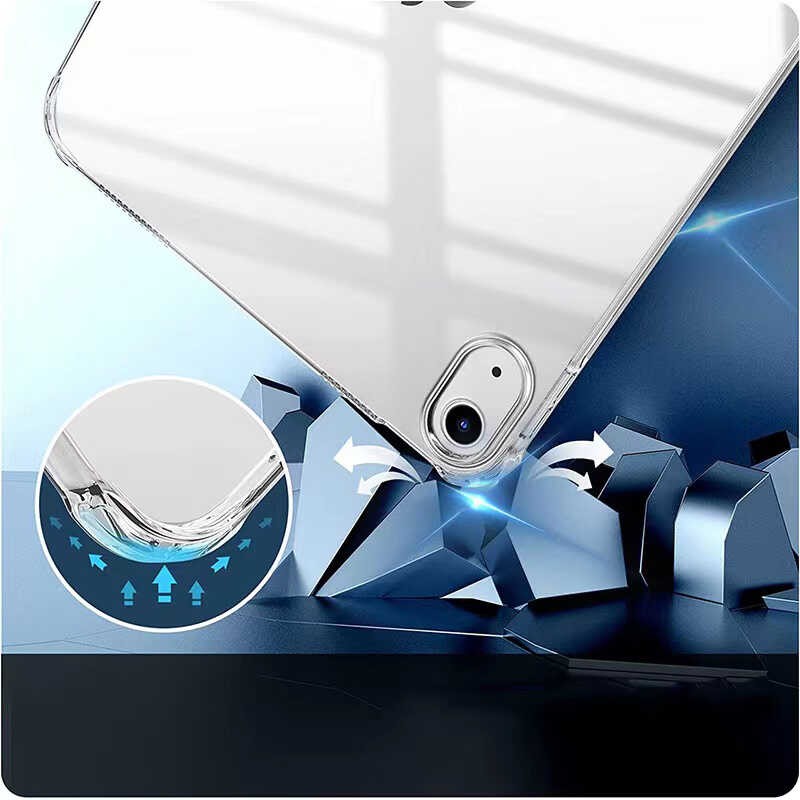 Apple iPad Air 10.9 2020 (4.Nesil) Kılıf Zore Tablet Nitro Anti Shock Silikon Kapak - Görsel 6