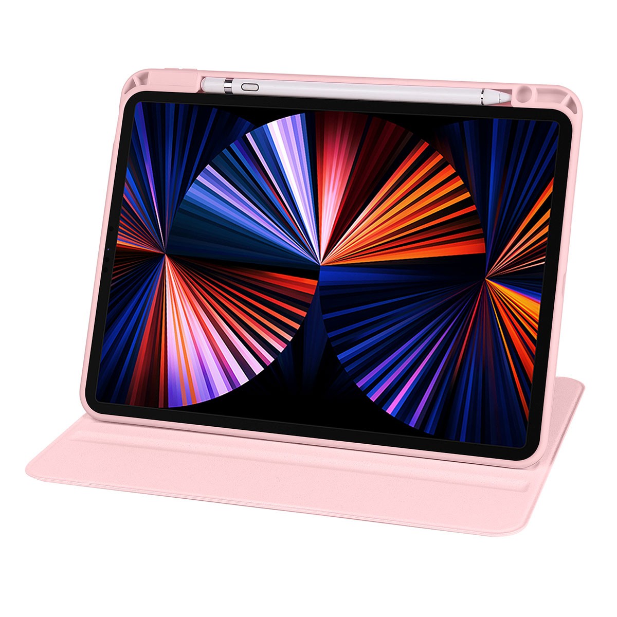 Apple iPad Pro 11 2018 Kılıf Zore Termik Kalem Bölmeli Dönebilen Standlı Kılıf - Görsel 3