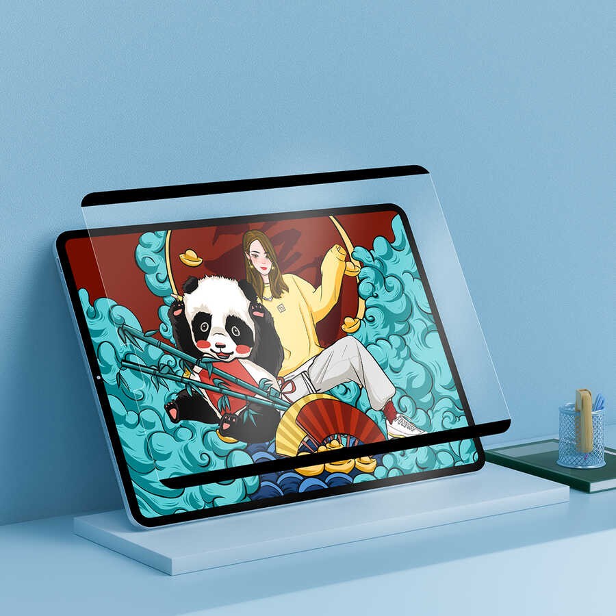 Apple iPad Pro 11 2018 Wiwu Removable Mıknatıslı Ekran Koruyucu - Görsel 11