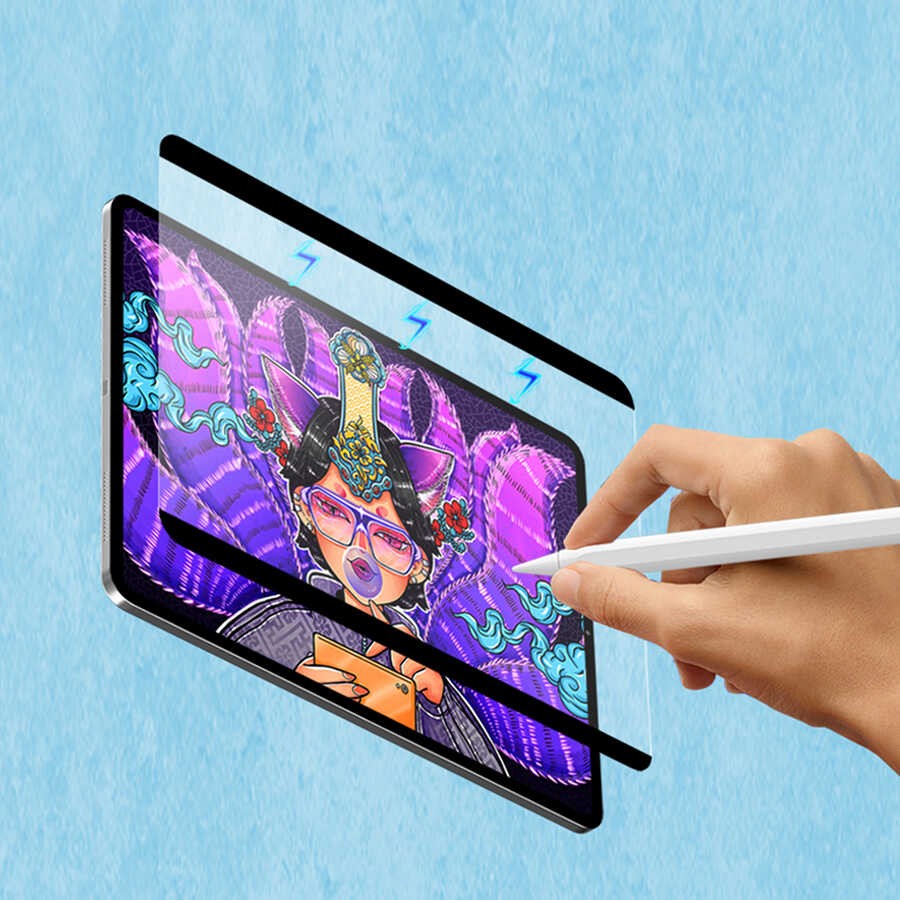 Apple iPad Pro 11 2018 Wiwu Removable Mıknatıslı Ekran Koruyucu - Görsel 12