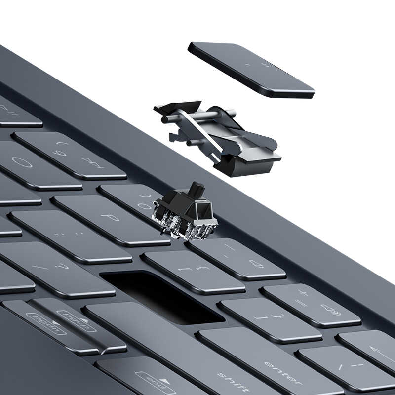 Apple iPad Pro 12.9 2018 (3.Nesil) Benks KB02 Kablosuz Klavyeli Kılıf - Görsel 4
