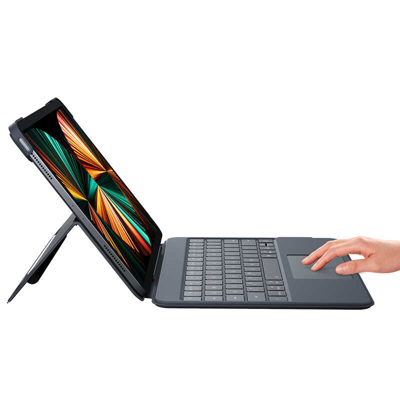 Apple iPad Pro 12.9 2018 (3.Nesil) Benks KB02 Kablosuz Klavyeli Kılıf - Görsel 3