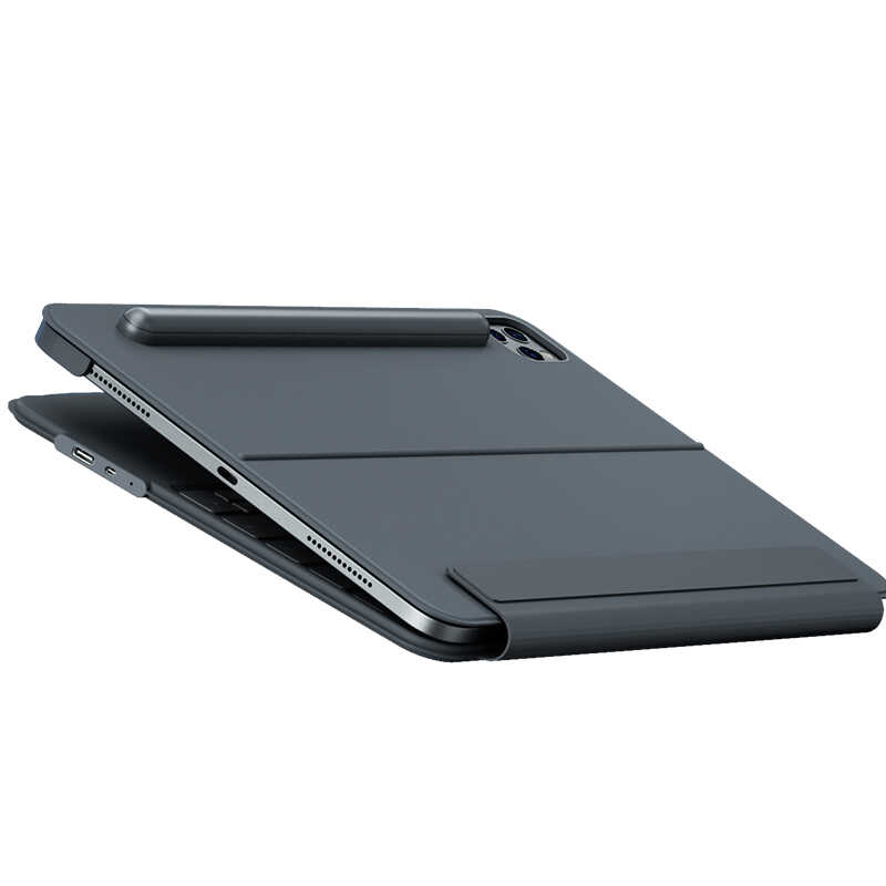 Apple iPad Pro 12.9 2018 (3.Nesil) Benks KB02 Kablosuz Klavyeli Kılıf - Görsel 8