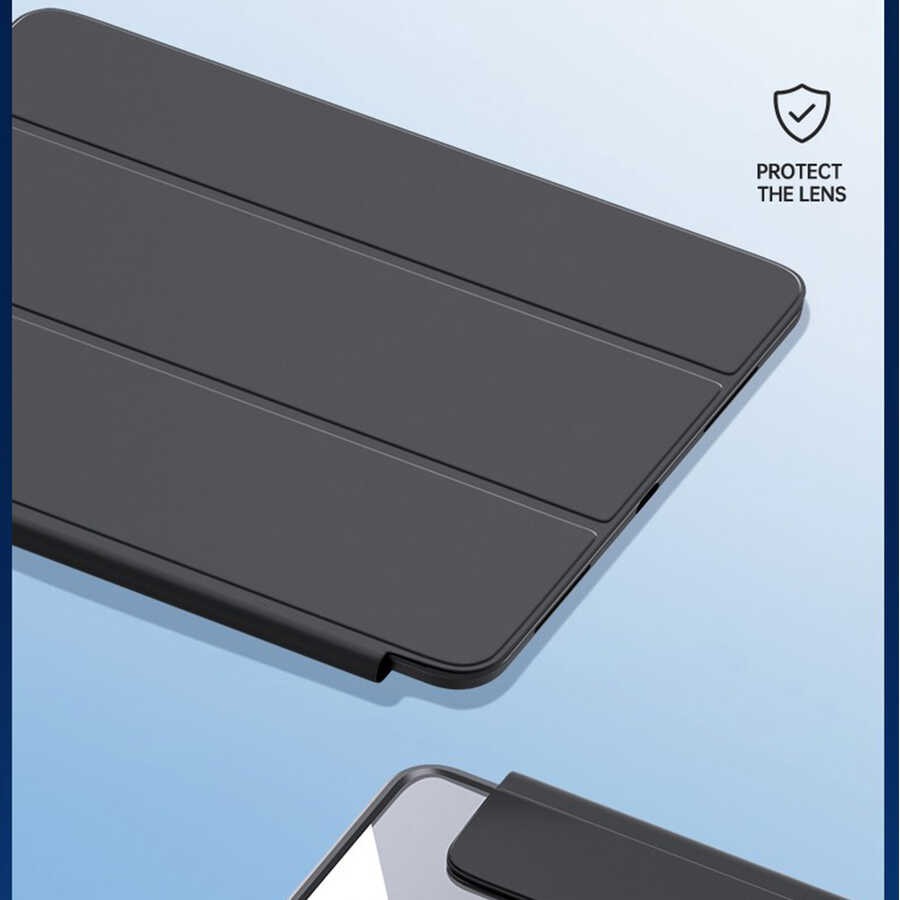 Apple iPad Pro 12.9 2018 (3.Nesil) Kılıf Zore Nort Arkası Şeffaf Standlı Kılıf - Görsel 13