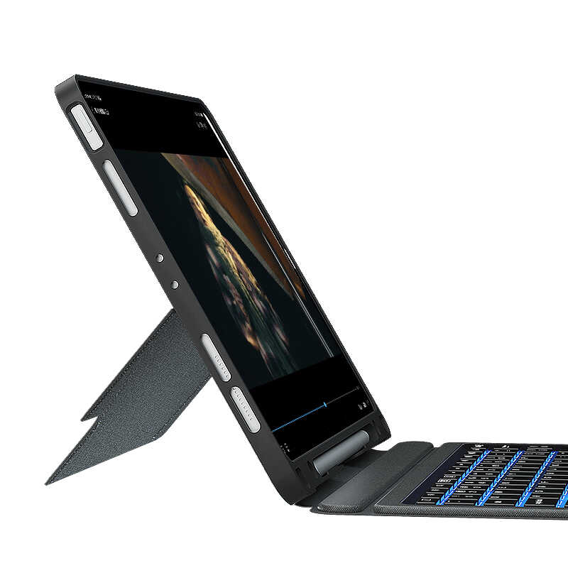 Apple iPad Pro 12.9 2018 (3.Nesil) Wiwu Mag Touch Klavyeli Standlı Kılıf - Görsel 8