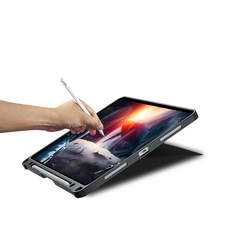 Apple iPad Pro 12.9 2018 (3.Nesil) Wiwu Mag Touch Klavyeli Standlı Kılıf - Görsel 11