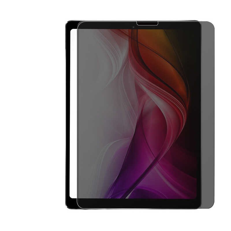Apple iPad Pro 12.9 2018 (3.Nesil) Zore Tablet Privacy Temperli Cam Ekran Koruyucu - Görsel 6