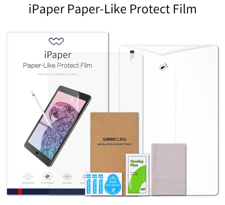 Apple iPad Pro 12.9 2018 Kağıt Hisli Wiwu iPaper Like Tablet Ekran Koruyucu - Görsel 2