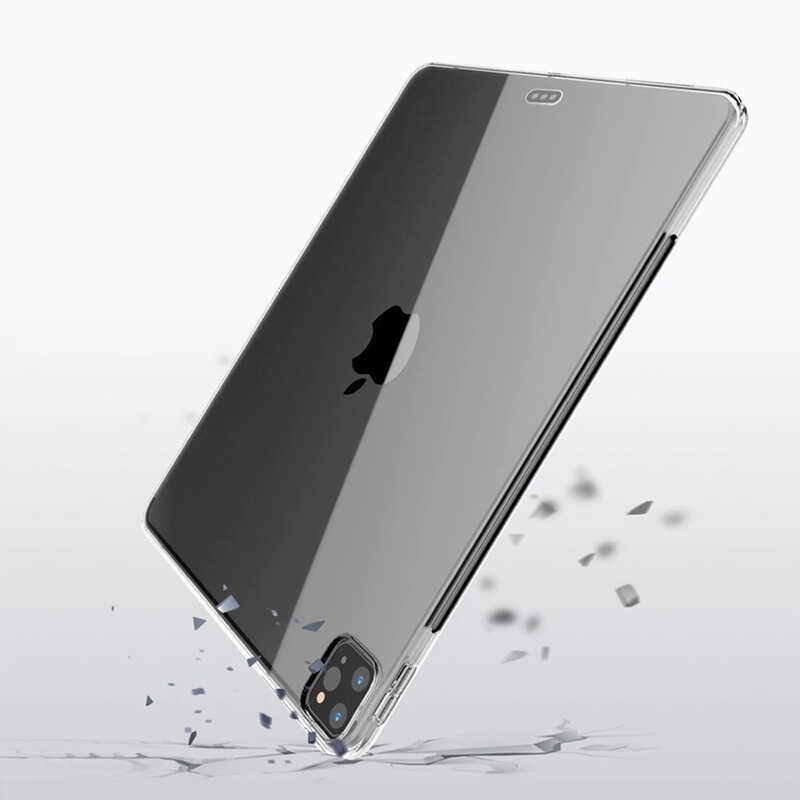 Apple iPad Pro 12.9 2020 (4.Nesil) Kılıf Zore Tablet Süper Silikon Kapak - Görsel 4