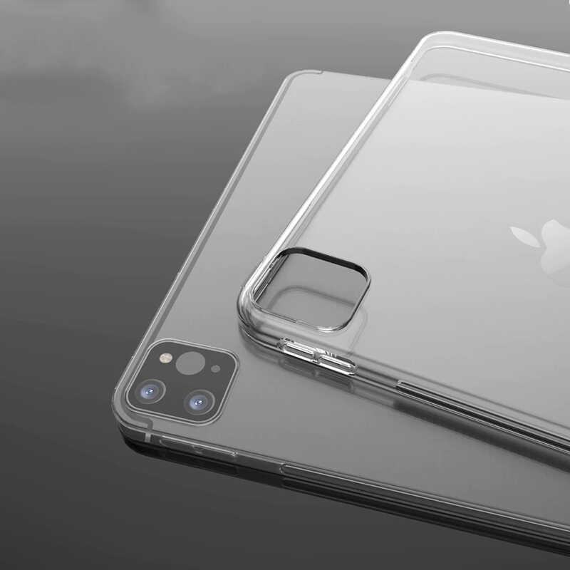 Apple iPad Pro 12.9 2020 (4.Nesil) Kılıf Zore Tablet Süper Silikon Kapak - Görsel 8
