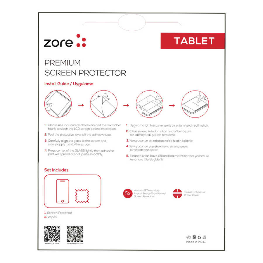 Apple iPad Pro 12.9 2020 (4.Nesil) Zore Tablet Blue Nano Ekran Koruyucu - Görsel 2