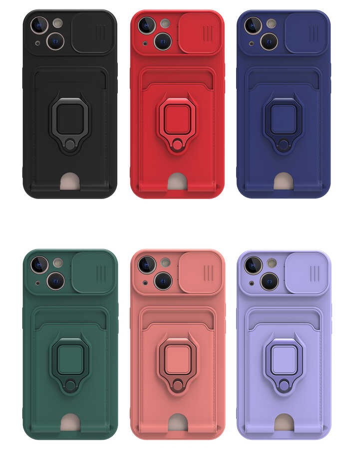 Apple iPhone 13 Kılıf Zore Pelit Kapak - Görsel 6