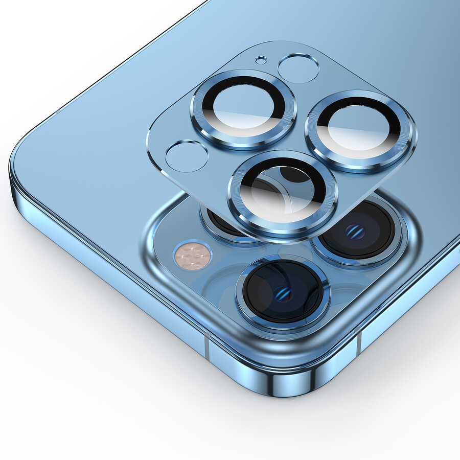 Apple iPhone 13 Mini Zore CL-03 Kamera Lens Koruyucu - Görsel 14